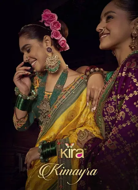 Kimayra By Kira Pure Viscose Fancy Designer Sarees Wholesale Suppliers In Mumbai